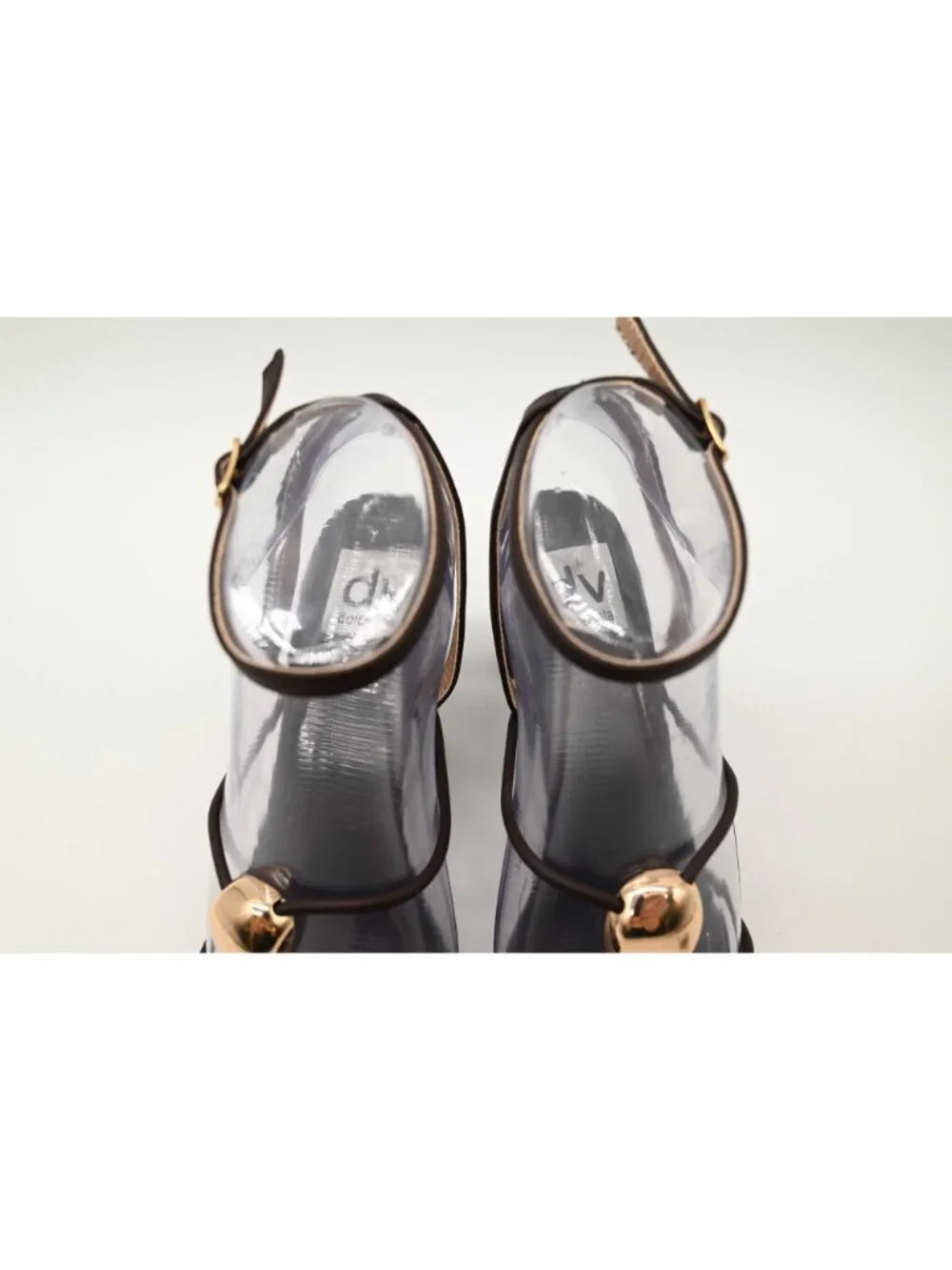 DV Dolce Vita Leeana Embellished Strappy High Heel Dress Sandals Sz 6.5 Black